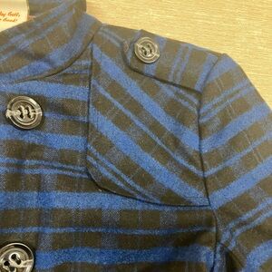 Fore!! Axel and Hudson Blue and Black Stripes Jacket
